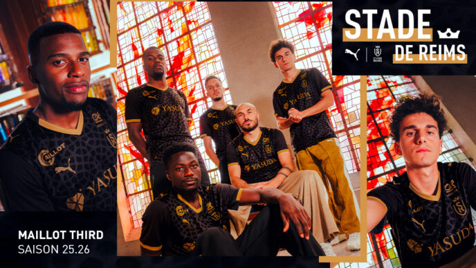 Puma et le Stade de Reims dévoilent le nouveau maillot third 2025/2026