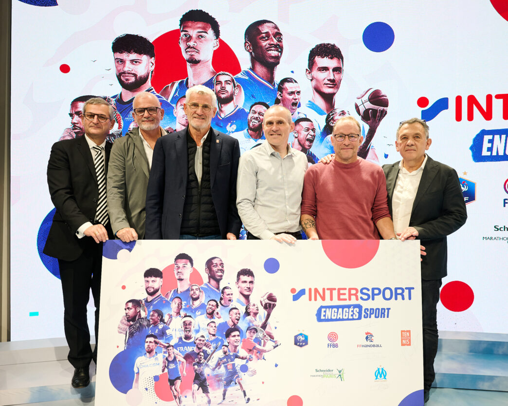 À Paris, INTERSPORT renouvelle 5 partenariats avec des acteurs majeurs du sport pour rendre la pratique sportive accessible à tous.
