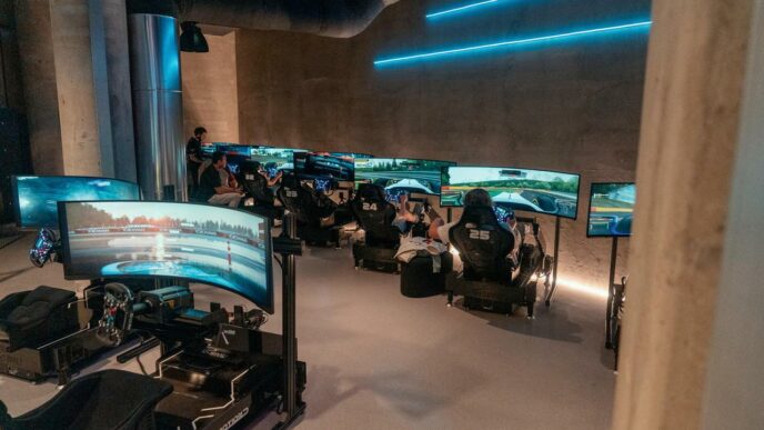 ALPINE RACE LOUNGE BY E-MOTION PARIS : une nouvelle expérience immersive au coeur de l'atelier ALPINE PARIS