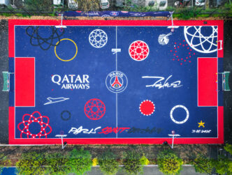 Le Paris Saint-Germain et Qatar Airways inaugurent un terrain omnisport revitalisé à Tremblay-en-France