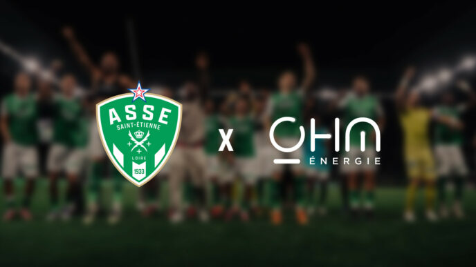 Ohm Énergie devient partenaire officiel de l'AS Saint-Étienne