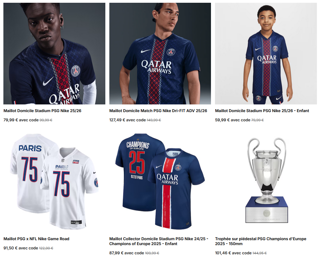 Black Friday PSG Store