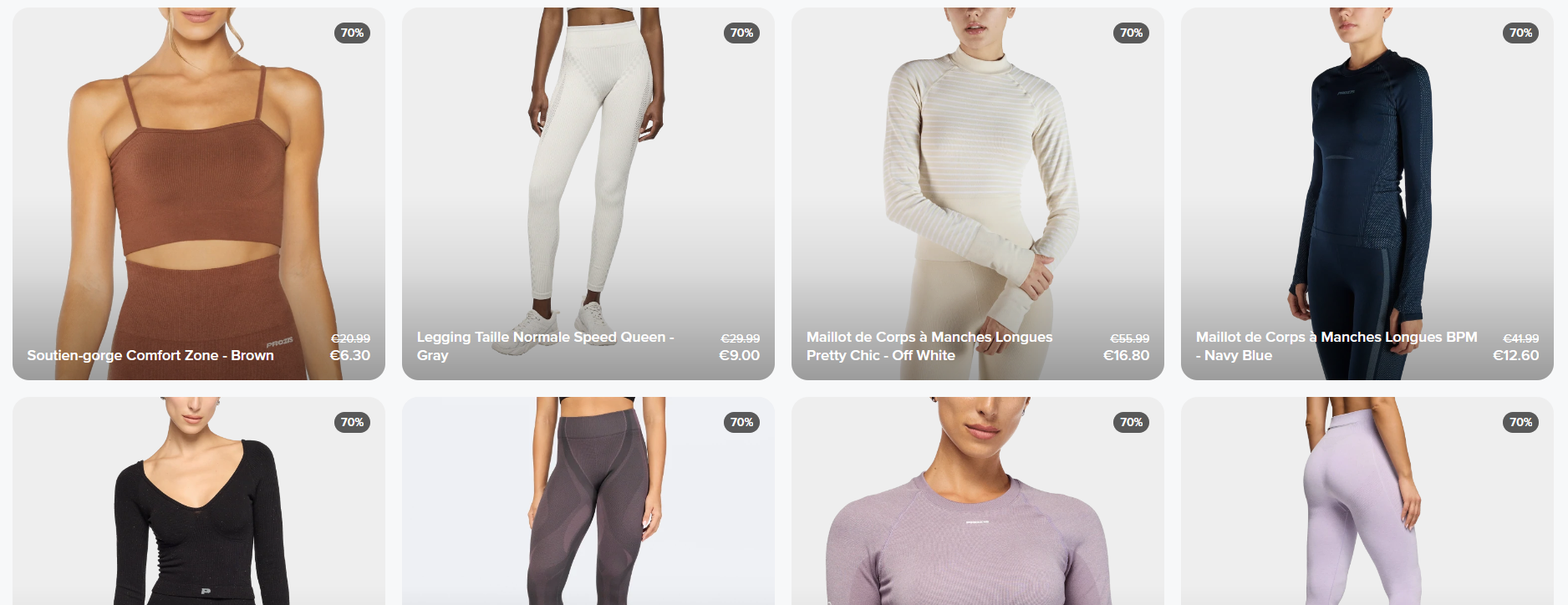 Black Friday prozis femmes