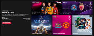 Canal+ offre sport