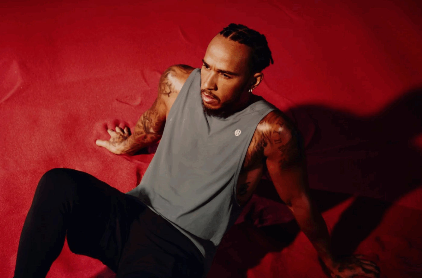 Hamilton fait le show chez Lululemon