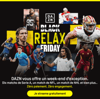 Tous les contenus DAZN sont accessibles gratuitement ce week-end