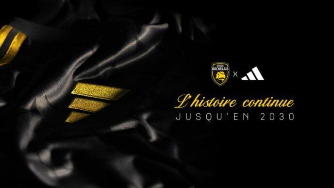 Le Stade Rochelais prolonge son partenariat avec adidas jusqu'en 2030