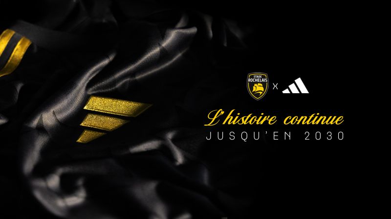Le Stade Rochelais prolonge son partenariat avec adidas jusqu'en 2030