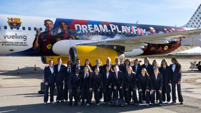 Vueling renforce son engagement envers le Barça Féminin