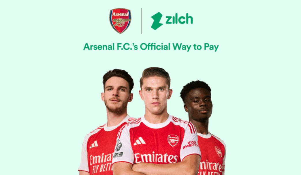 Arsenal fait confiance à Zilch comme moyen de paiement officiel