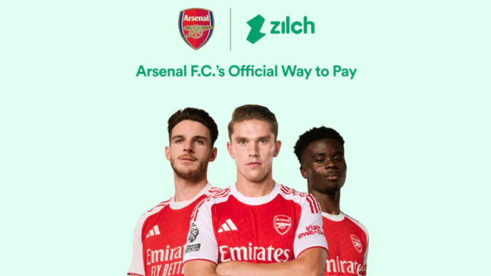 Arsenal fait confiance à Zilch comme moyen de paiement officiel
