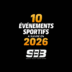 10 Événements sportifs majeurs de 2026