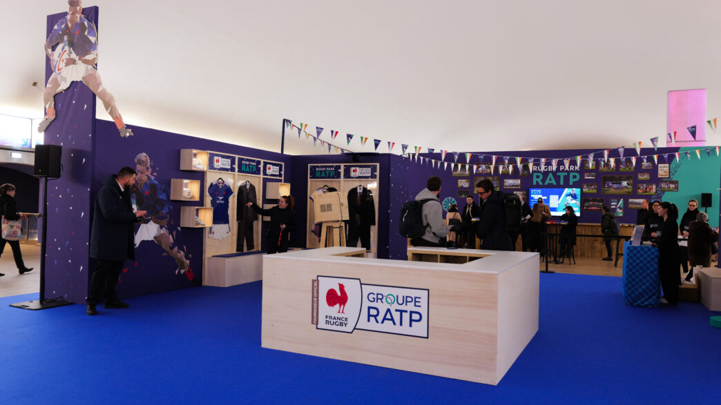 Le Rugby Park revient pour une nouvelle édition en 2026 à la gare d'Auber à Paris.