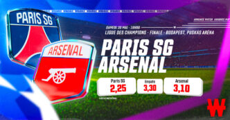 PARIer psg arsenal cotes