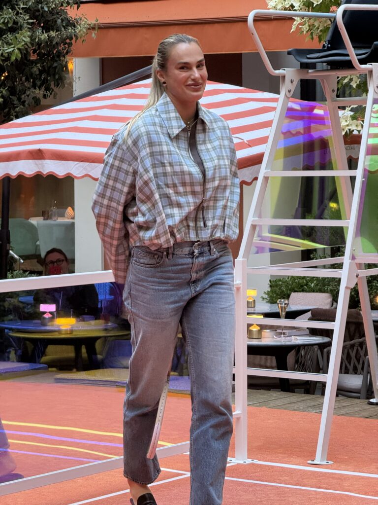 Aryna Sabalenka au lancement de la campagne All Accor pour Roland Garros 2026