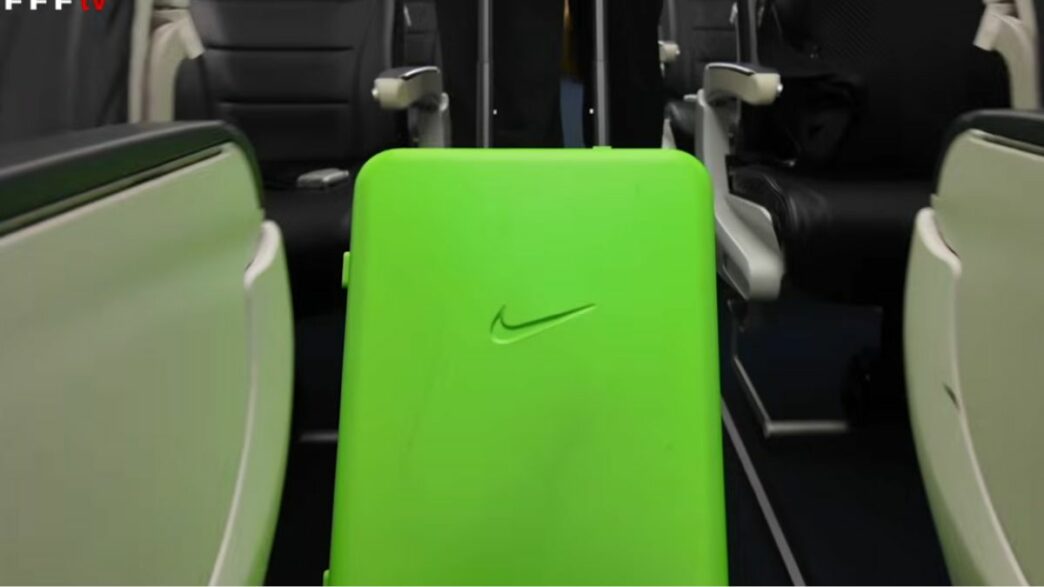 Valise nike verte quipe de france