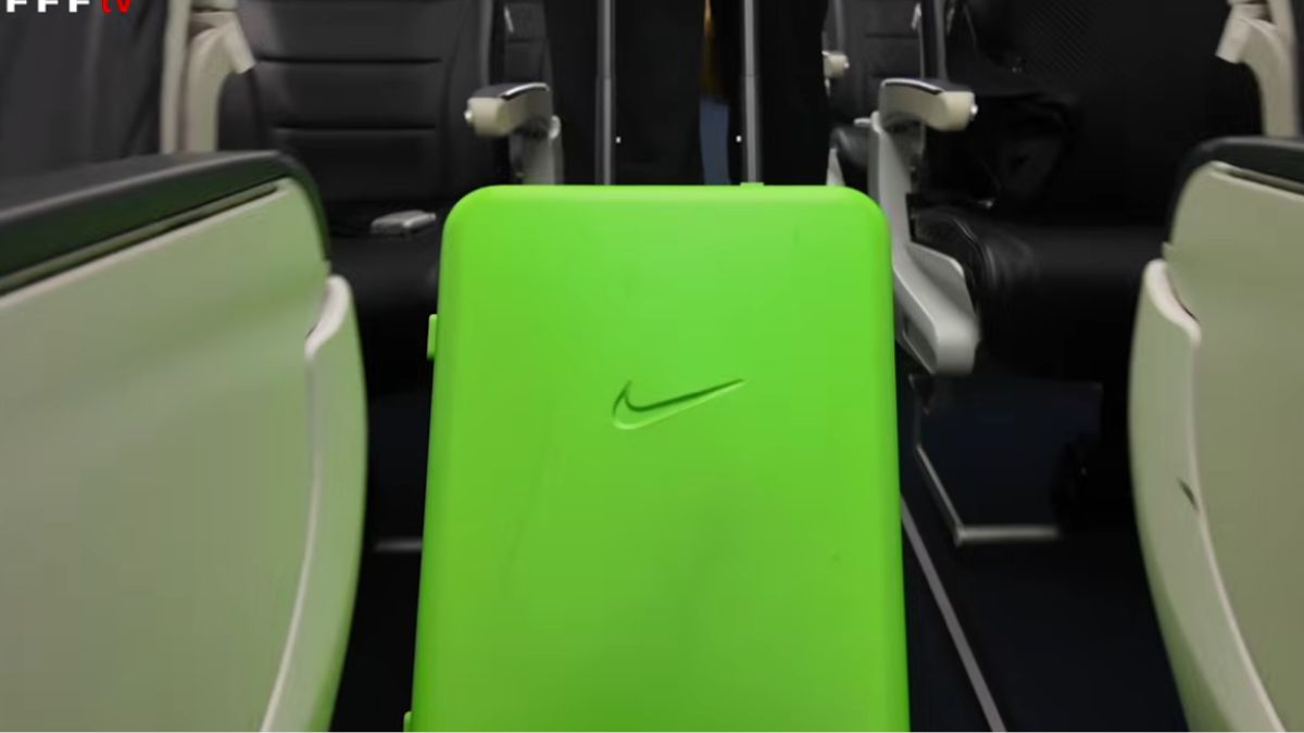 Valise nike verte quipe de france