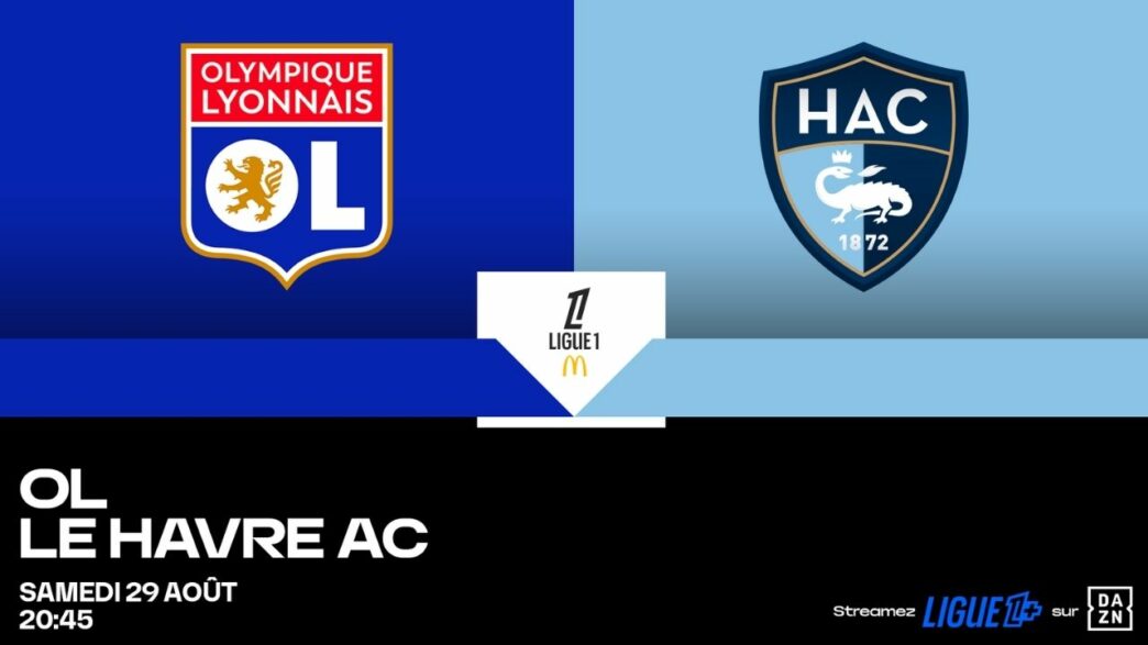 Lyon – Le Havre : diffusion TV et streaming du match de Ligue 1