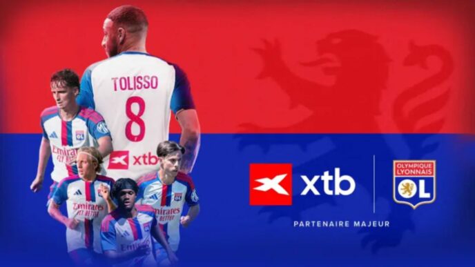XTB devient Partenaire Majeur de l’Olympique Lyonnais