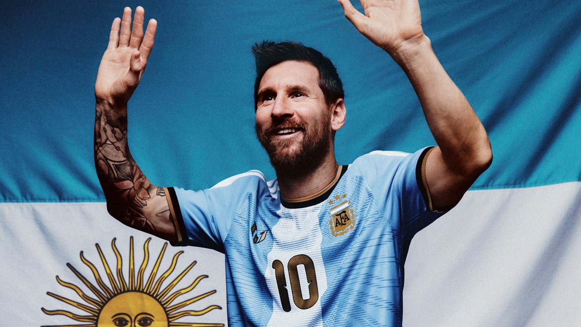 Maillot adidas collector pour la der' de Messi avec l'Argentine