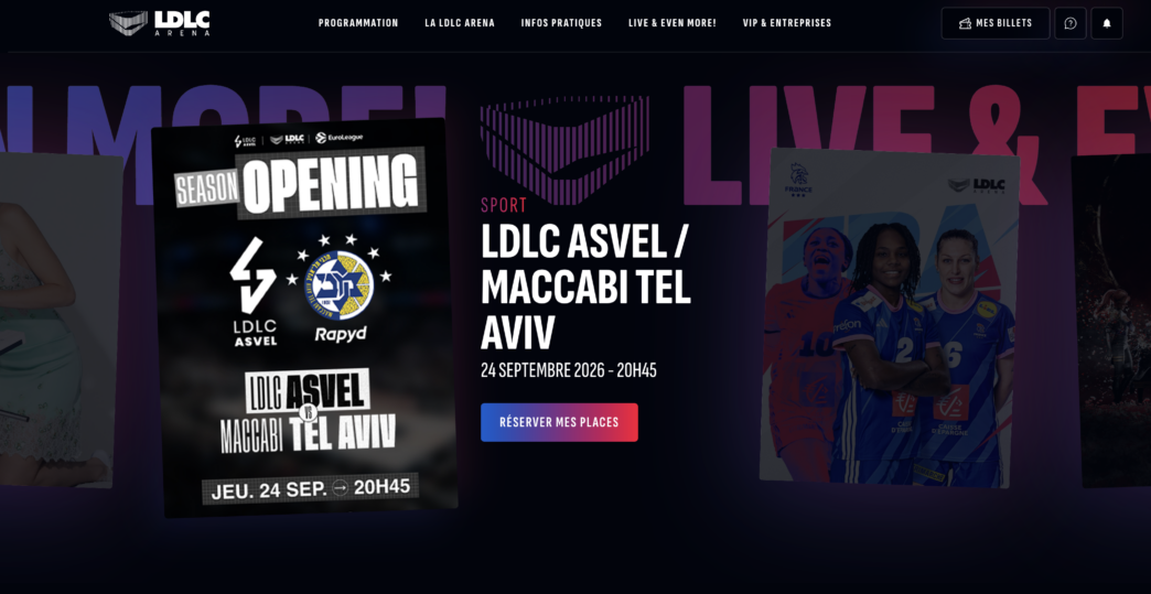 ldlc arena nouveau site internet