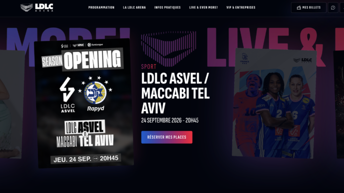 ldlc arena nouveau site internet