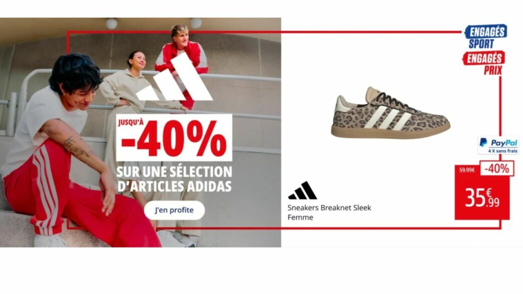 Adidas Interpsort remise 40%