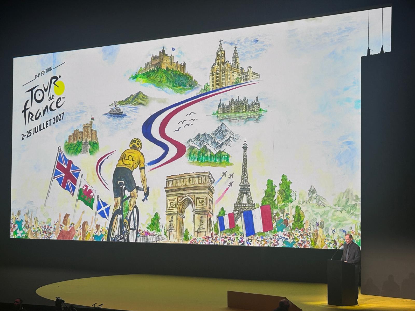 L'affiche du Tour de France 2027